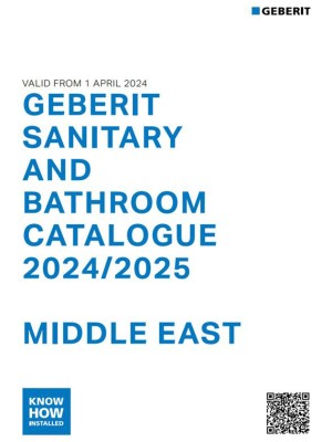 Geberit Sanitary and Bathroom Catalogue 2024/25 (Middle East)