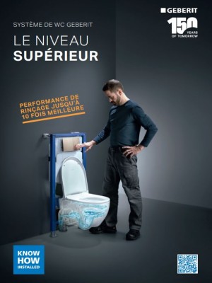 Système de wc geberit - le niveau supérieur