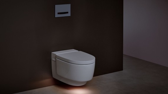 Geberit AquaClean Maïra avec éclairage d’orientation