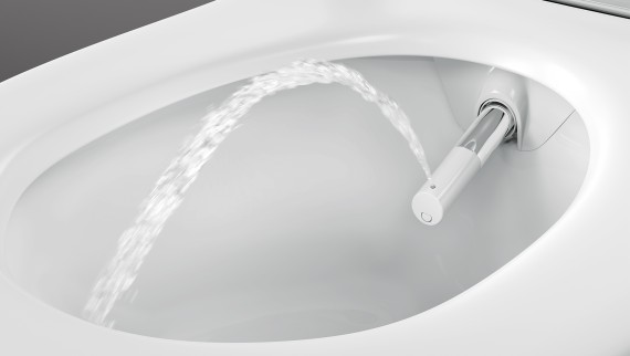 Geberit AquaClean Sela with WhirlSpray shower spray