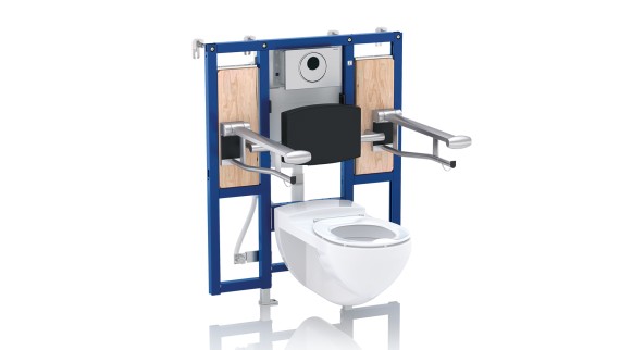 Barrier-free WC with Geberit Duofix installation element