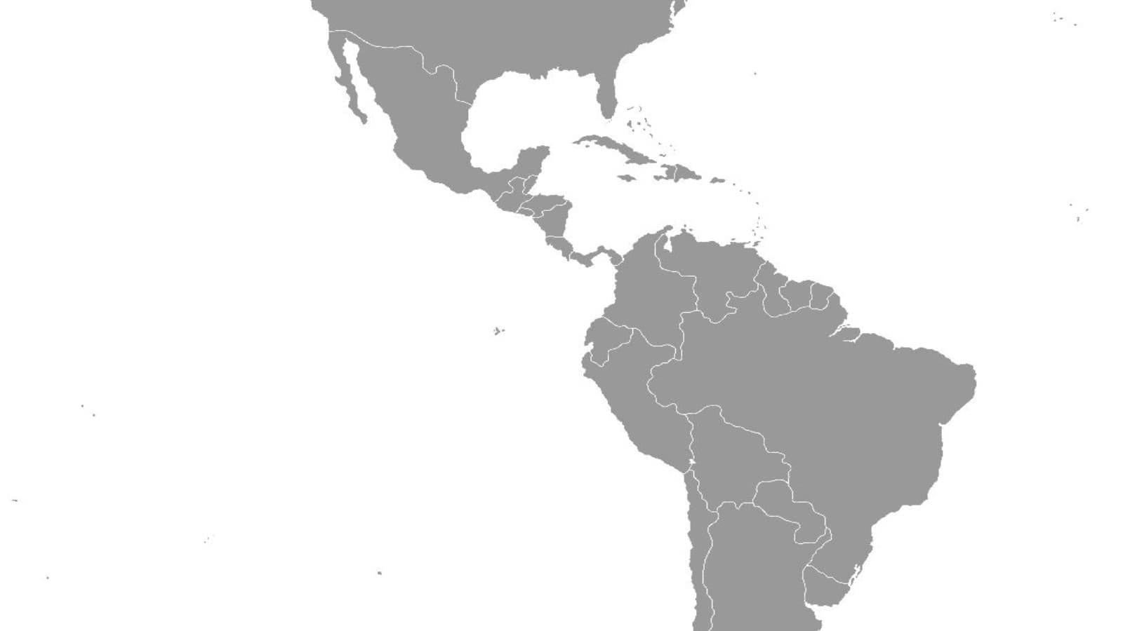 Map of Latin America Map of Latin America