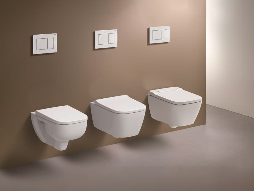 TurboFlush technology for WCs with square designs in all price segments TurboFlush technology for WCs with square designs in all price segments