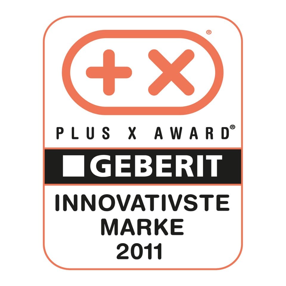 Plus X Award for Geberit as most innovative Brand Plus X Award for Geberit as most innovative Brand