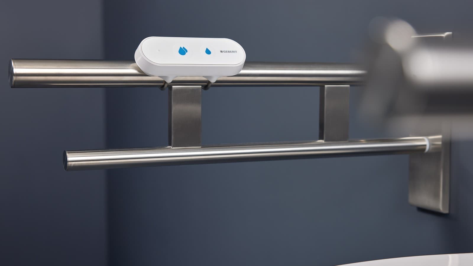Geberit Bluetooth® remote flush actuation is easy to install and retrofit Geberit Bluetooth® remote flush actuation is easy to install and retrofit
